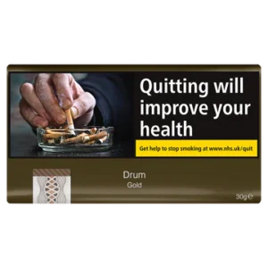 Drum Gold Hand Rolling Tobacco - 30g Pouch